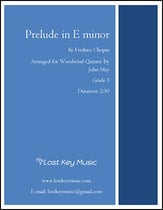 Prelude in E minor P.O.D. cover